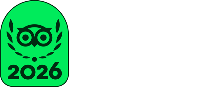 TripAdvisor Travelers' Choice 2025 and 2026 official badge